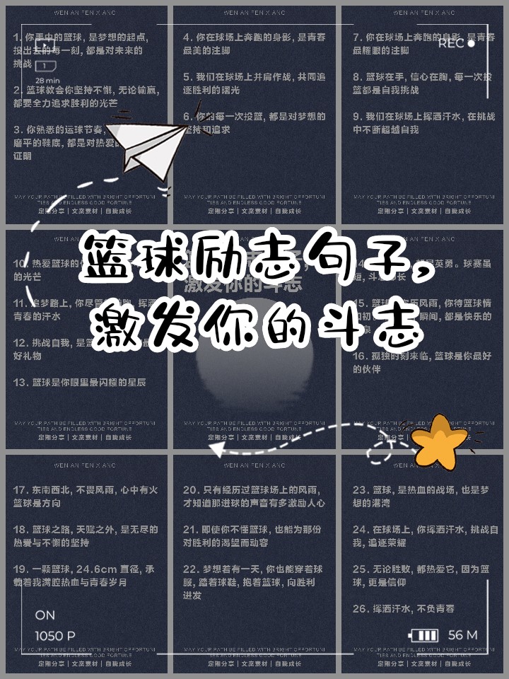 篮球训练辛苦鼓励词句怎么写